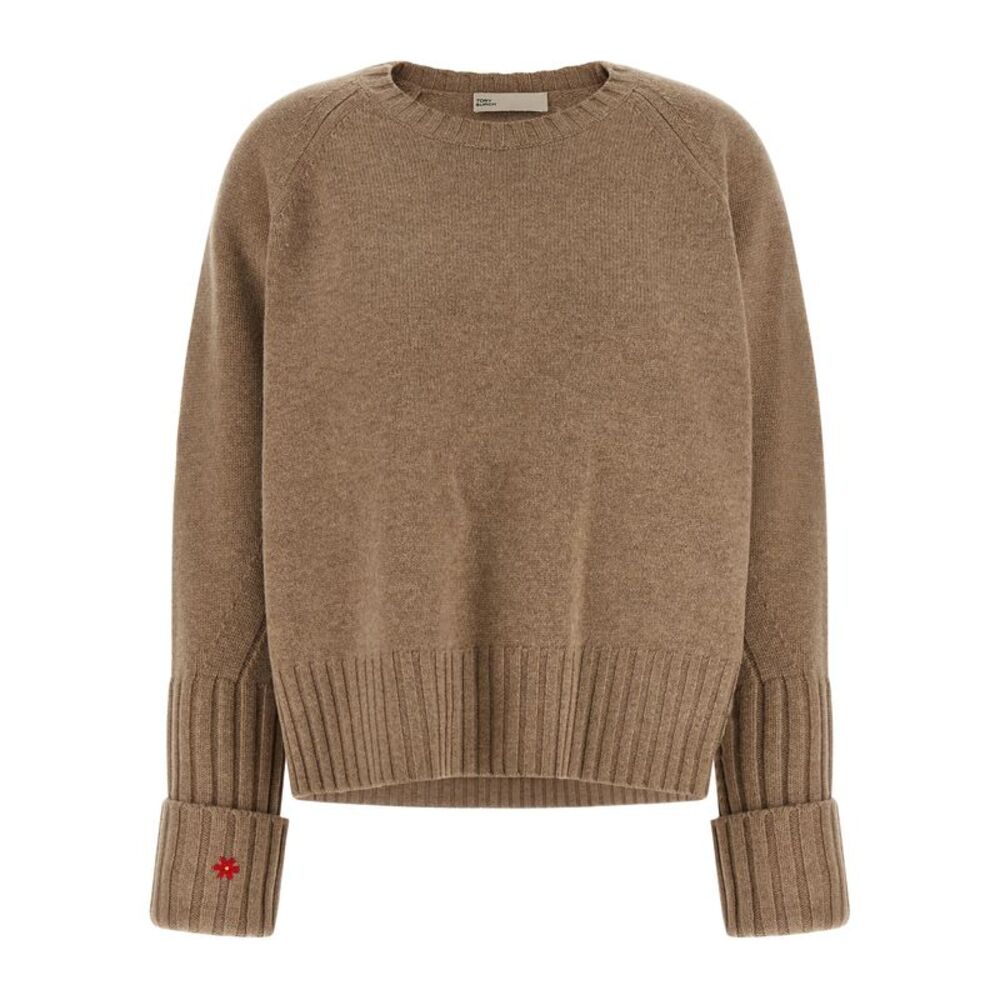 Tory Burch Beige Wool Women's Cardigan